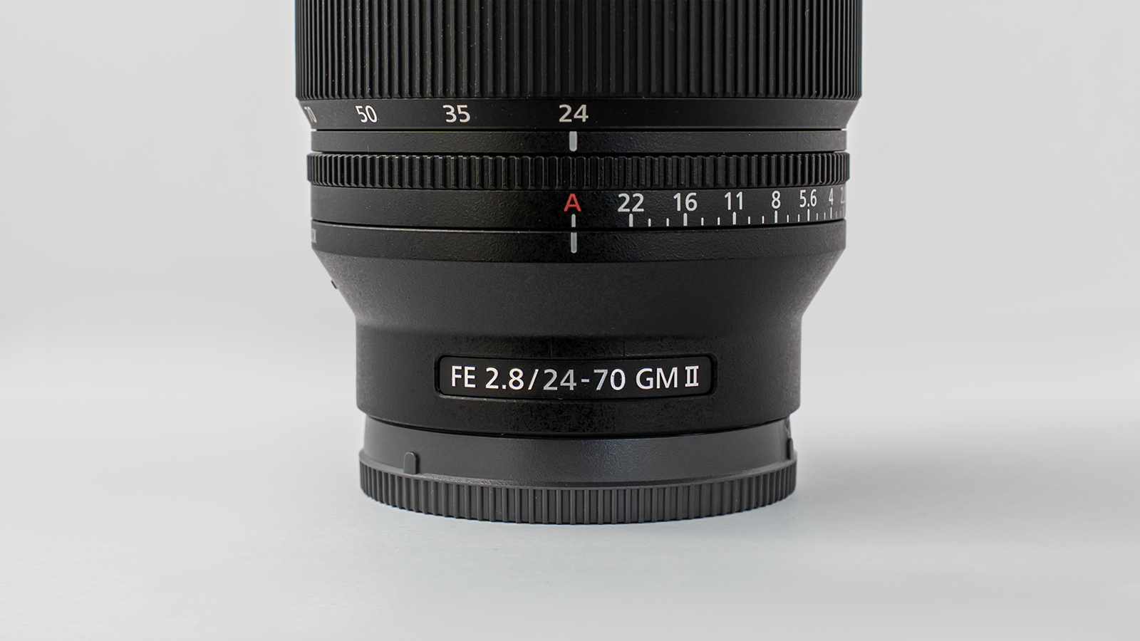 FE 24-70 f2.8 gm2の銘板