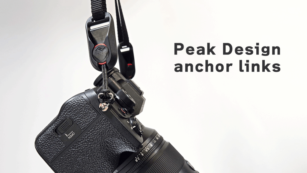 PeakDesign アンカーリンクス 取付イメージ