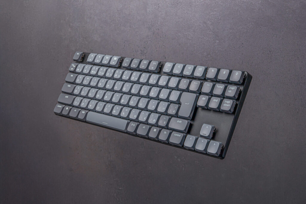 Keychron K1 max 最高峰のメカニカルキーボード全体イメージカット