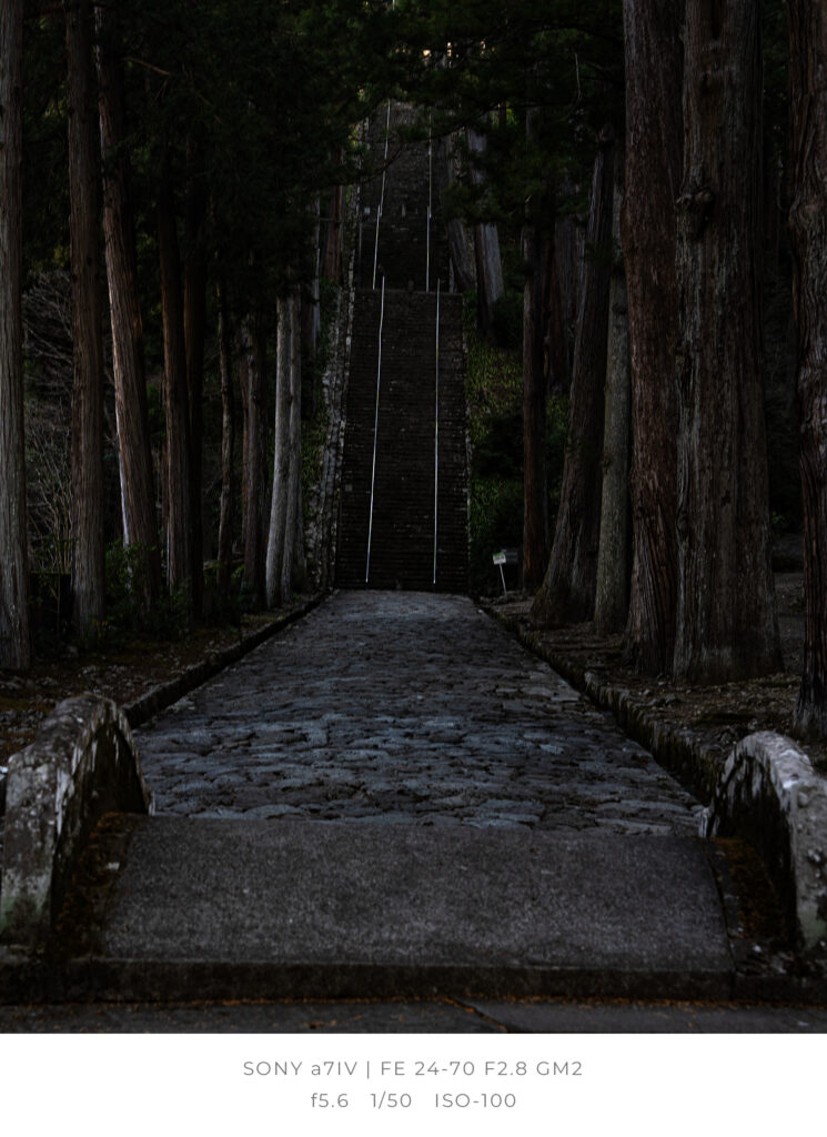 身延山久遠寺 287段の菩提梯