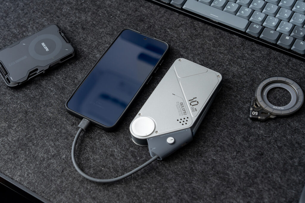 AULUMU M10 モバイルバッテリー 有線充電