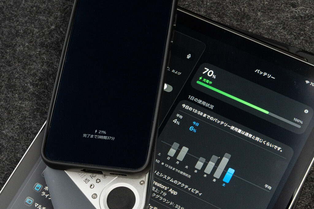 AULUMU M10 モバイルバッテリー スマホとiPadの同時充電