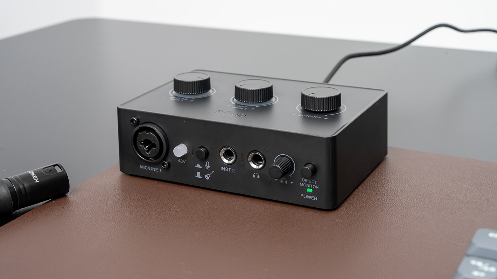 FIFINE SC1 オーディオインターフェース 正面画像