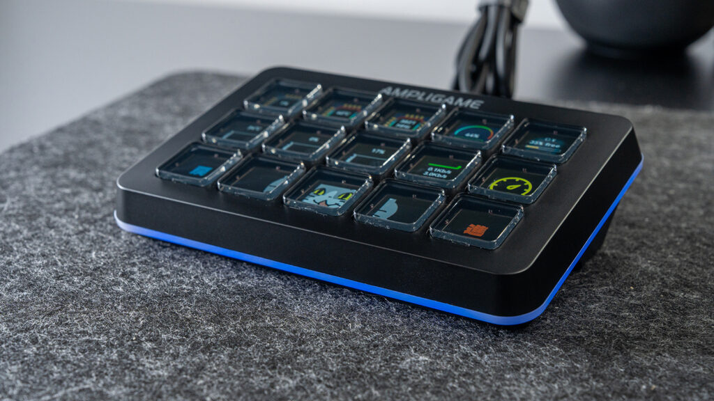 FIFINE D6 ストリームコントローラー レビュー ライティング機能 ブルー
