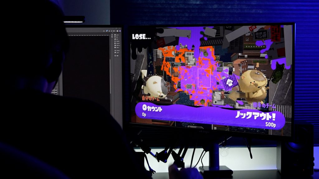 onpuプレミアムビューモニター23.8インチFHDでゲームしてみた-1