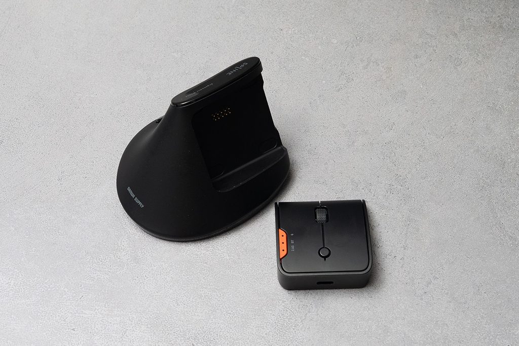 サンワサプライ 2in1マウス 先行レビュー | 普段はエルゴマウスで、外出時は分離して小型マウスとして持ち運べる新発想のマウス 4